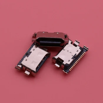  100gab Micro USB 16pin mini Savienotājs Mobilo Uzlādes ports Samsung Galaxy A30 A305F A50 A505F A70 A20 A40 Remonts nomaiņa