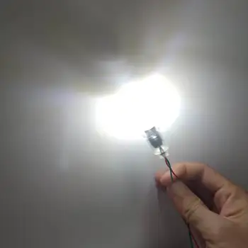  2GAB E10 LED Spuldze 6V 12V Lampas Darba Gaisma Silti Balta Lāpu Gaismiņu Lukturu Mehānisko Velosipēdu