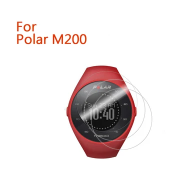  3 Gab./Lote Polar M200 Smart Skatīties Piederumi Skaidrs, LCD Ekrāna Aizsargs Aizsargs Vāku Soft Vairogs Filmu Ādas