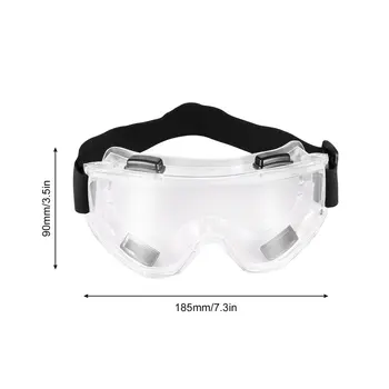  Aizsargbrilles Patiesu drošības aizsargbrilles Anti-miglas Anti-šoka Jāšanas sporta Darba aizsardzības airsoft brilles