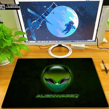  Alienware Peles Paliktņa Spēlētājs, Spēļu Klēpjdators Mat Anime Peles Paliktnis Mīksto Ātrums Playmat Galda Aizsargs Mause Galda Paliktņi Biroja Paklājs Cs Iet