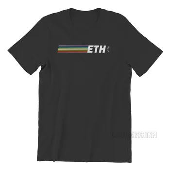  Cryptocurrency Kriptogrāfijas Miner Ethereum Prizmu Varavīksnes T Krekls Pieaugušajiem Lielo Izmēru Kokvilnas Vīriešu Apģērbu, Harajuku Apkalpes Kakla Tee Krekls
