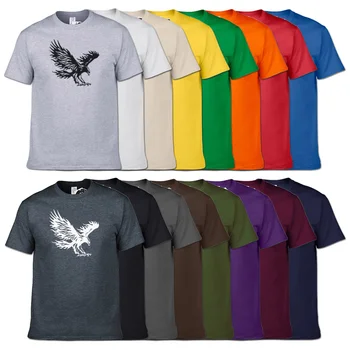  Dzīvnieku Ērglis Iespiests T-krekls Vasaras Gadījuma Zīmolu Vīriešu T Krekli Smieklīgi Izdrukāt Eagle Eye Tshirt augstākās Kvalitātes 16 Krāsas Īsām piedurknēm