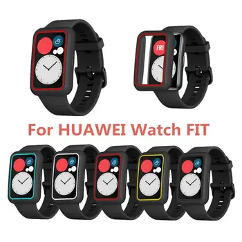 Ekrāna Aizsardzības Gadījumā Hua Wei Skatīties Smart FIT Watch Anti-scratch Aizsardzības nosedzošais Piederumi TPU Pulksteņu Vāka