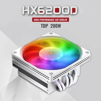  HX6200D Dzesēšanas Radiatoru No 6 Heatpipe CPU Cooler Fan PWM 4PIN ARGB Intel LGA 1700 Kluss Ventilators Ierīces Piederums