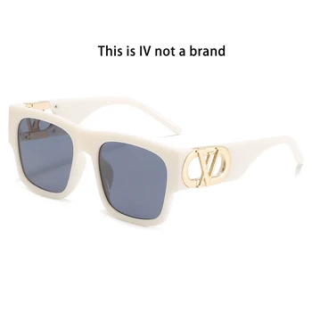  Ir 2021. Unisex Modes Dāmas Laukumā IV Pusē Saulesbrilles Sieviešu Ieplests Toņos Vintage Zīmolu Dizainera Personība, Saules Brilles Uv400