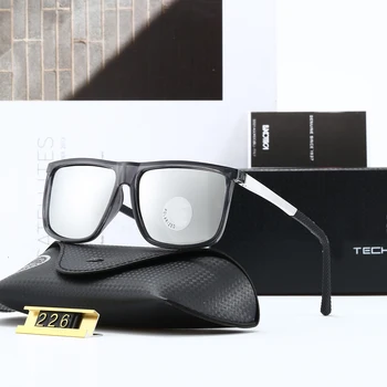 Ir 2021. Zīmola Dizainere Vīriešu Saulesbrilles, Klasiskās, Braukšanas, Polarizētās Brilles Vīriešu Izmēģinājuma aaa Brilles UV400 Gafas de sol