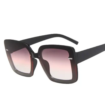  Jaunu Lielgabarīta Saulesbrilles WomenVintage Kvadrātveida Saules Brilles Klasiskās Brilles Dāma UV400 Liels Rāmis Luksusa Dizainers