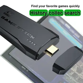  Jaunu Y3 Lite 10000 Spēles 4K Spēli Stick TV Video Spēļu Konsole, 2.4 G Bezvadu Kontrolieris uz PS1/NVE 9 Emulatora Retro Konsoles