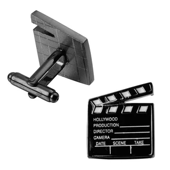  KC new augstas kvalitātes populāro film noir albumu aproču pogas Vīriešu garām Piedurknēm Krekls ar aproču pogas Kāzu Dāvanu
