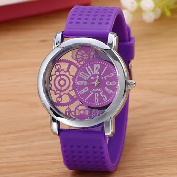  Karstā Pārdošanas Reloj Mujer Zīmola Silikona Sieviešu Pulksteņi Kleita Jelly Kvarca Skatīties Uz Sievietēm Relogio Feminino