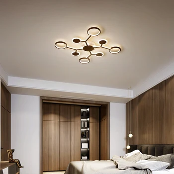  Led mūsdienu minimālisma guļamistabas lampa siltā telpā lampas Ziemeļvalstu dzīvojamā istaba lampa griestu lampa ir 2021. jaunas