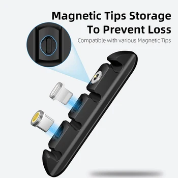  Magnētiskā Kabeli, Kontaktdakšu Box C Tips Micro USB C iPhone Ātrās Uzlādes Adapteri Tālrunis Microusb Tipa C Magnēts Lādētāja Vadu, Kontaktdakšas