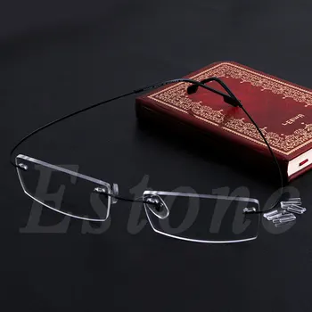  Modes Metāla bez apmales Brilles Cietie Briļļu Rāmji Lasīšanas brilles Sievietēm, Vīriešiem Unsex