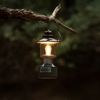  Naturehike Kempings Laterna Karājas LED Gaismas USB Lādējamu Kempinga Telts Lampas Portatīvo Kempinga Lampas, Āra Kempings Gaismas