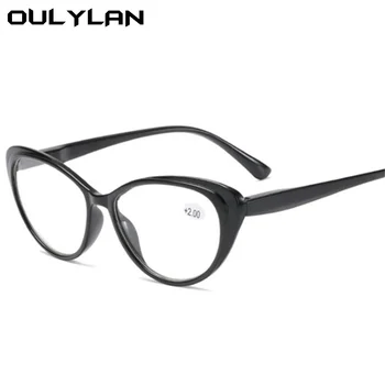  Oulylan Modes Lasīšanas Brilles Sievietēm 2021Cat Acu Presbyopic Briļļu Dioptrijas +1.0 1.5 2.0 2.5 3.0 3.5 4.0 Hyperopia Brilles