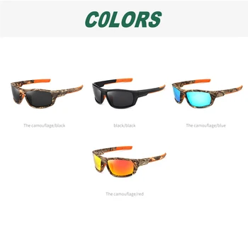  Polarizēta aptīšanas Sporta Saulesbrilles Vīriešiem, Sievietēm, Āra Sporta Saules Brilles Zvejas Aizsargbrilles Samazina Atspīdumu UV Aizsardzība