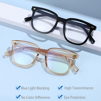  Recepšu Brilles Rāmis Vīriešu un Sieviešu Briļļu Pilna Loka Modes Brilles Rāmis Tuvredzība Zilā Gaisma Pretbloķēšanas Anti-blue Ray