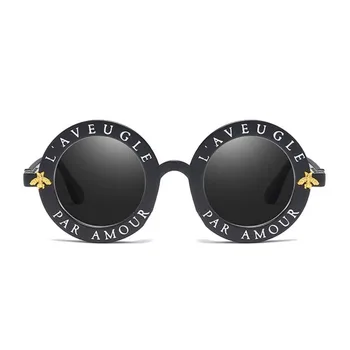  Retro Mazas, Apaļas Saulesbrilles Sieviešu Vintage Zīmolu Toņos Melnā Metāla Krāsu, Saules Brilles sieviešu Modes Dizainere Lunette