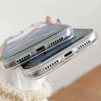  Saulrieta Mākonis Kalnu Lietā Par iPhone 11 13 Pro Max 12 Pro XS Max XR X 7 8, Plus 13 Mini SE 2020 Gadījumā, Triecienizturīgs Mīksto Skaidrs Vāciņu
