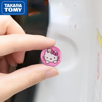  TAKARA TOMY auto trieciena absorbciju karikatūra Hello Kitty blīvi auto uzlīmes vienkāršu anti-sadursmes skaņas izolācijas lentes uzlīmes