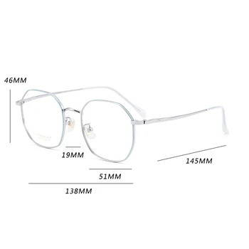  Tīra Titāna Briļļu Rāmis Sievietēm Ērti Recepšu Brilles Rāmis Vīriešu Ultra Light Tuvredzība, Optiskās Brilles Rāmis