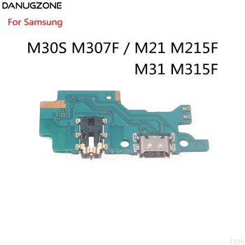  USB Uzlādes Doks Ostā Ligzda Jack Plug Connector Maksas Valdes Flex Kabelis Samsung Galaxy M30S M307F M21 M215F M31 M315F