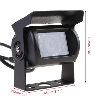  X7AE IP68 Ūdensnecaurlaidīga nepievelk putekļus, Atpakaļ Skata Kamera 170° Plats Skata 640x480 6LED Pilnu Krāsu Nakts Redzamības Atpakaļskata Cam par Auto