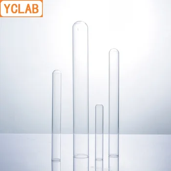  YCLAB 18*180mm Stikla Mēģenē Dzīvoklis Muti Borsilikāta 3.3 Stikla Augstas Temperatūras Izturības Ķīmijas Laboratorijas Iekārtas